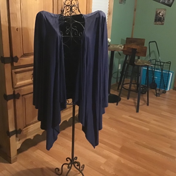 Slate Blue Velvety Swag - Picture 4 of 4